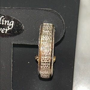 Victoria Townsend Sterling Silver gold plated 1/2 ct Diamond Earrings